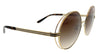 Tory Burch 0TY6085 327913 Shiny Gold Round Sunglasses