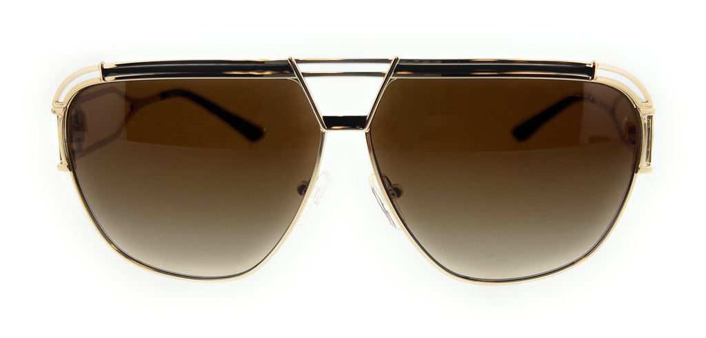 Michael Kors 0MK1102 101413 Light Gold Aviator Sunglasses