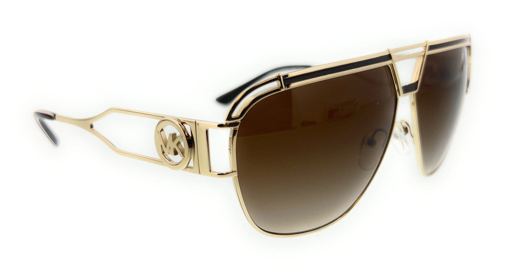 Michael Kors 0MK1102 101413 Light Gold Aviator Sunglasses