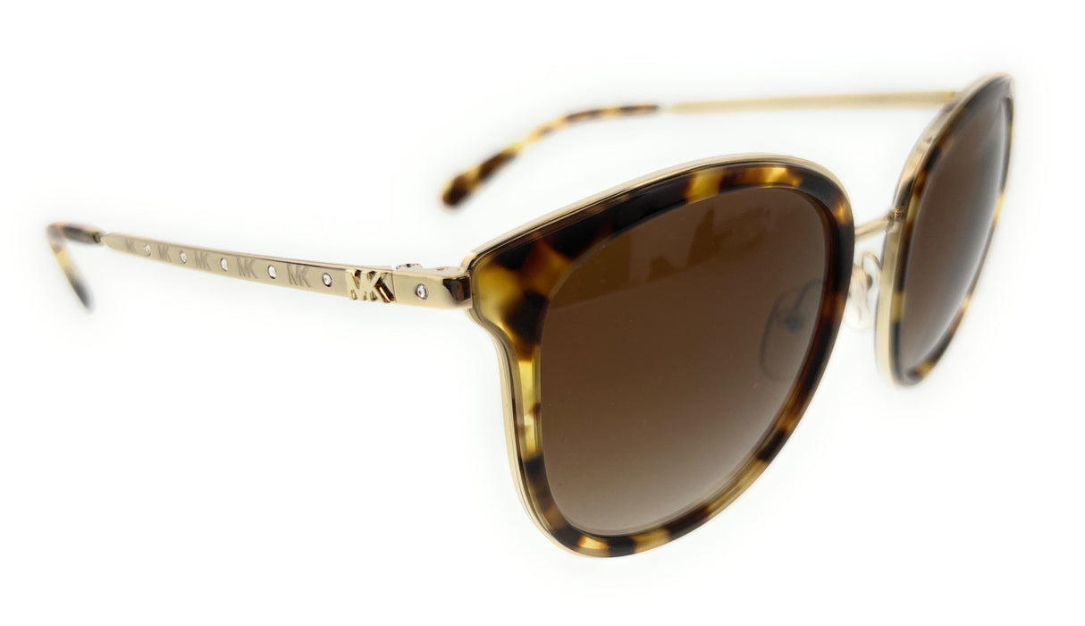 Michael Kors 0MK1099B 302813 Gold / Tortoise Shell Round Sunglasses