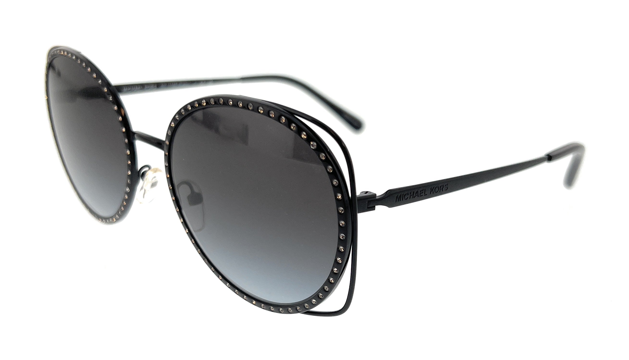 Michael Kors 0MK1118B 10058G Black Round Sunglasses 0MK2183U__30058G__P21__noshad_  main image 3