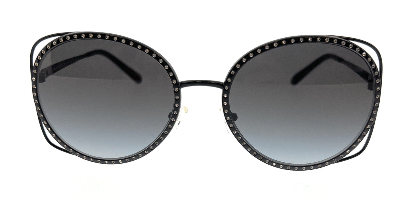 Michael Kors 0MK1118B 10058G Black Round Sunglasses