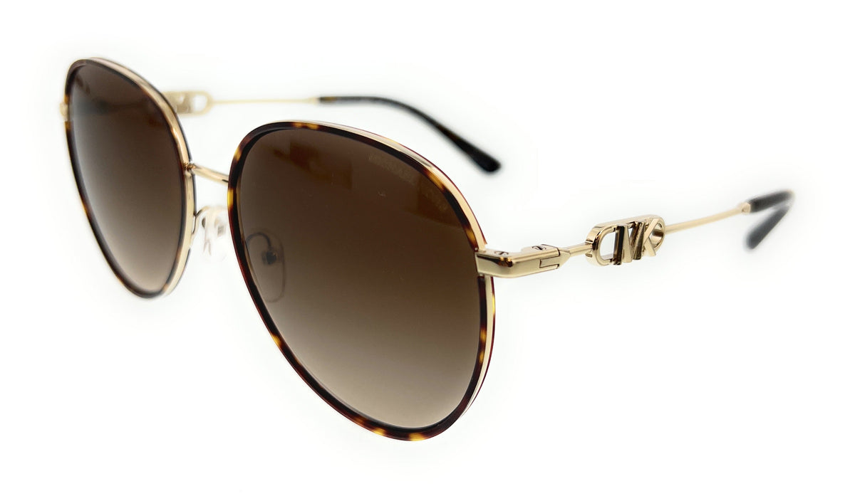 Michael Kors 0MK1128J 101413 Light Gold/Dark Tortoise Round  display picture 1
