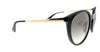 Prada 0PR 17SSF 1AB0A7 Black Round Sunglasses