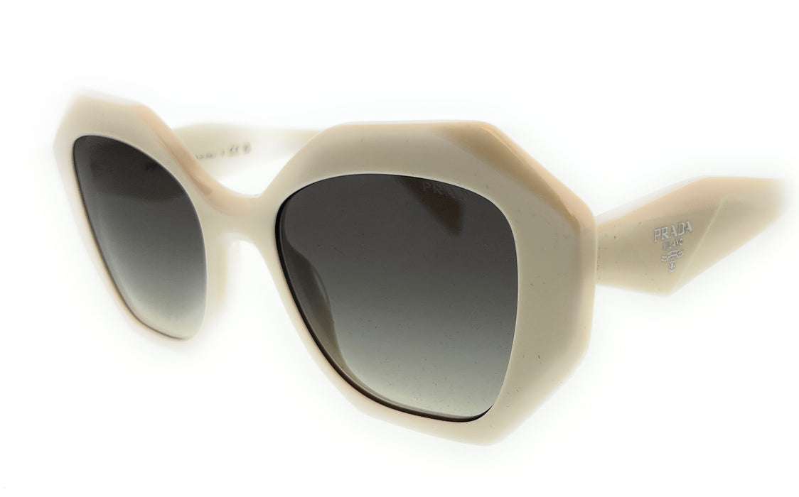 Prada 0PR 16WS 142130 White Cat Eye Sunglasses