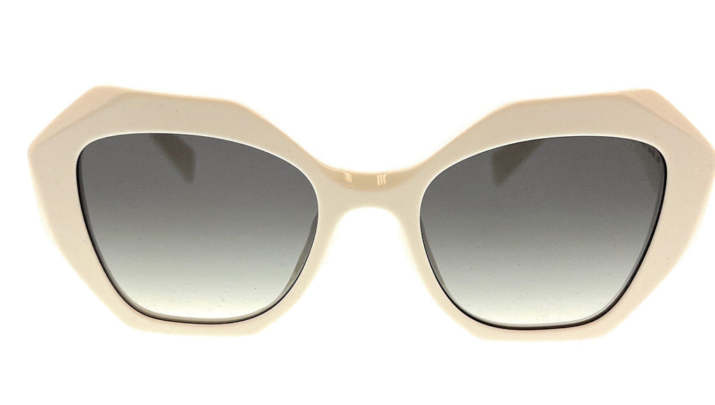 Prada 0PR 16WS 142130 White Cat Eye Sunglasses