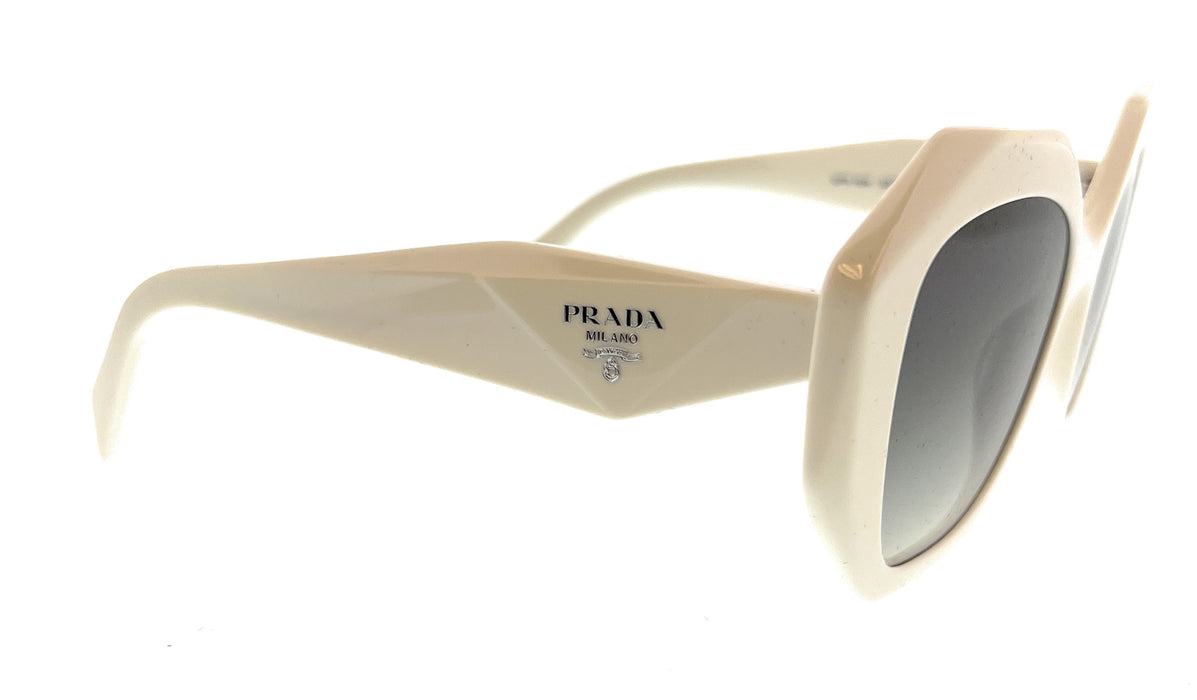 Prada 0PR 16WS 142130 White Cat Eye Sunglasses