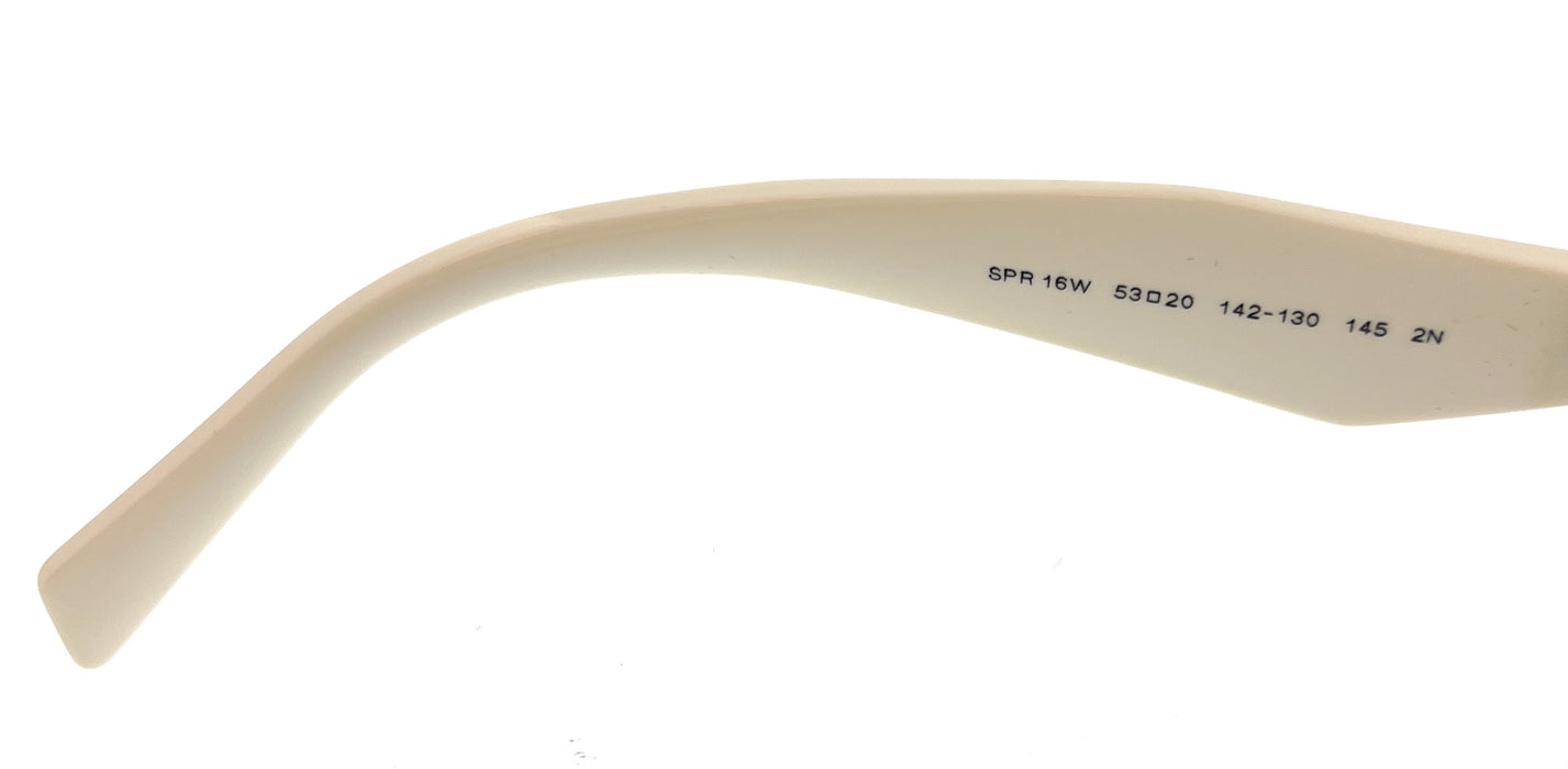 Prada 0PR 16WS 142130 White Cat Eye Sunglasses