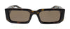 Prada 0PR 06YS 2AU8C1 Tortoise Rectangle Sunglasses