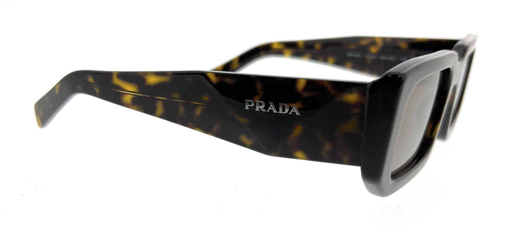 Prada 0PR 06YS 2AU8C1 Tortoise Rectangle Sunglasses