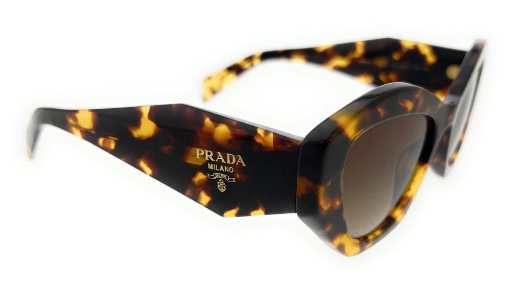 Prada 0PR 07YS VAU6S1 Honey Havana Cat Eye Sunglasses