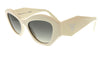 Prada  White Cat Eye Sunglasses