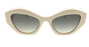 Prada 0PR 07YS 142130 White Cat Eye Sunglasses