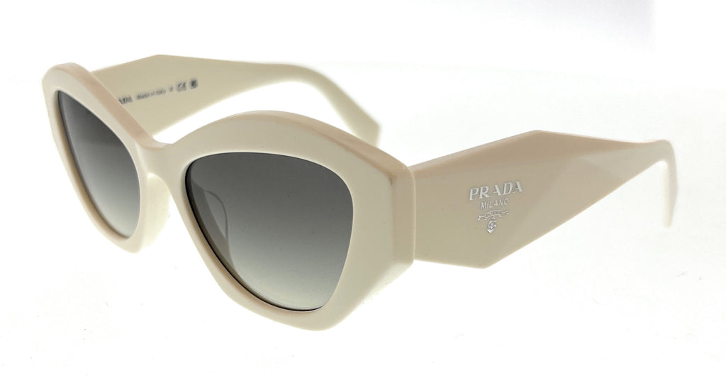 Prada  White Cat Eye Sunglasses