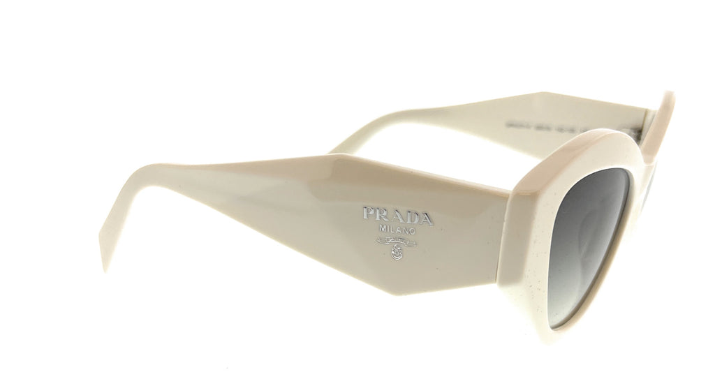 Prada 0PR 07YSF 142130 White Cat Eye Sunglasses