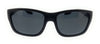 Prada Linea Rossa 0PS 01WS DG002G Black Rubber Rectangular Sunglasses