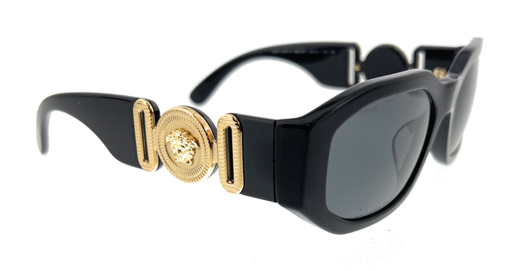 Versace 0VE4361F GB1/87  Black Rectangular Vintage Medusa Sunglasses