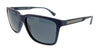 Emporio Armani  Matte Blue Rectangle Sunglasses