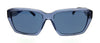 Emporio Armani 0EA4186 507280 Shiny Transparent Blue Rectangle Sunglasses