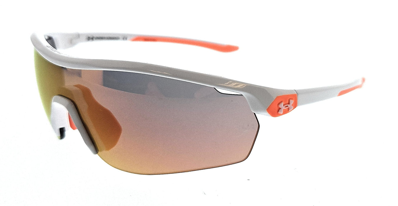 UNDER ARMOUR  White Orange Mask  Sunglasses