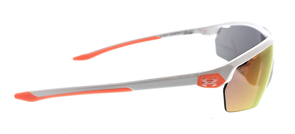 UNDER ARMOUR UA 7001/SIXN White Orange Mask  Sunglasses