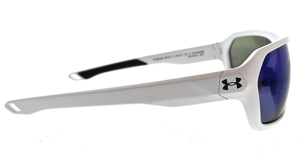 UNDER ARMOUR UA RECON6HT Matte White Rectangle Sunglasses