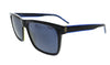 HUGO  Blue Yellow Square Sunglasses