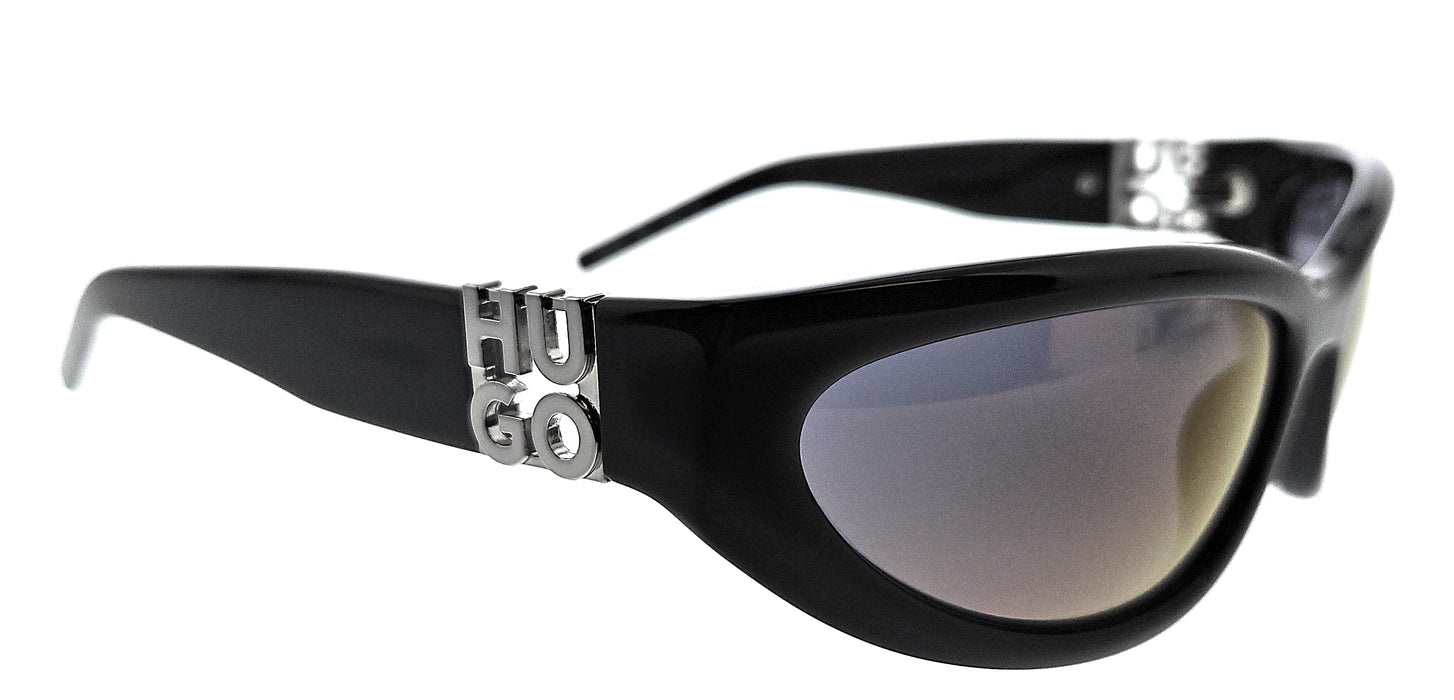 HUGO HG 1255/S 807 807 Black Cateye Sunglasses