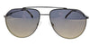 Hugo Boss BOSS 1326/S 6C5 6C5 Brown Horn Ruthenium Aviator Sunglasses