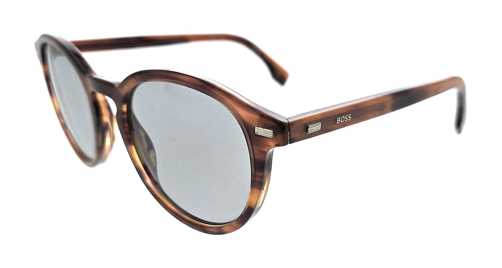 Hugo Boss  Light Havana Round Sunglasses