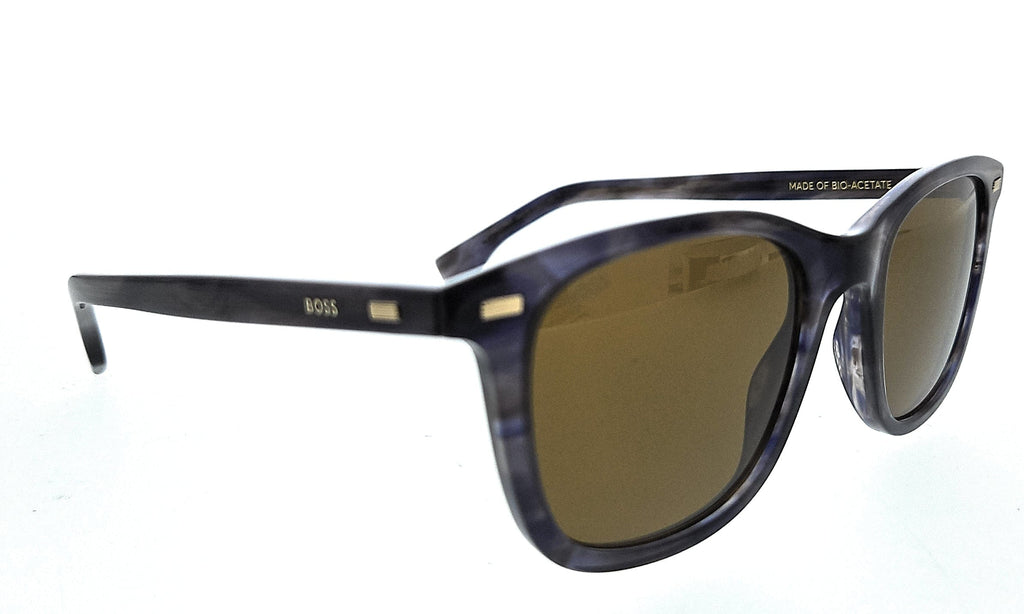 Hugo Boss BOSS 1366/S JBW JBW Blue Havana Square Sunglasses