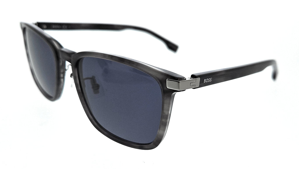 Hugo Boss  Grey Horn Square Sunglasses