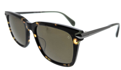 Rag & Bone RNB5044/S 4N3 4N3 Havana Khaki Square Sunglasses
