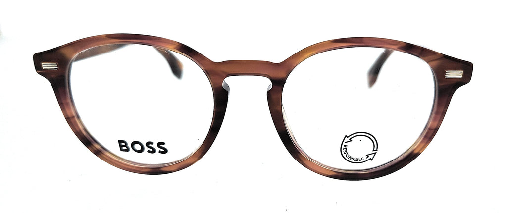 HUGO BOSS BOSS 1367 SX7 Light Havana Round Optical Frames