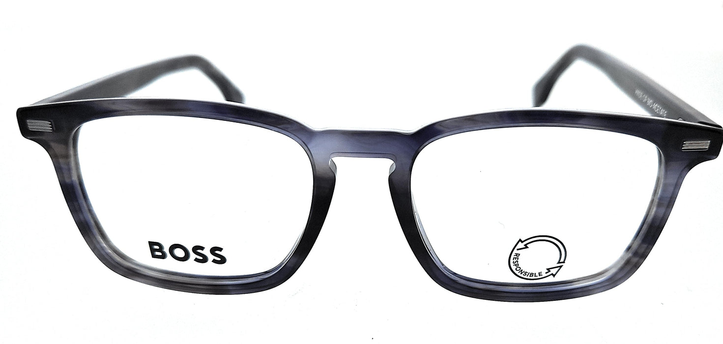 HUGO BOSS BOSS 1368 JBW Blue Havana Square Optical Frames
