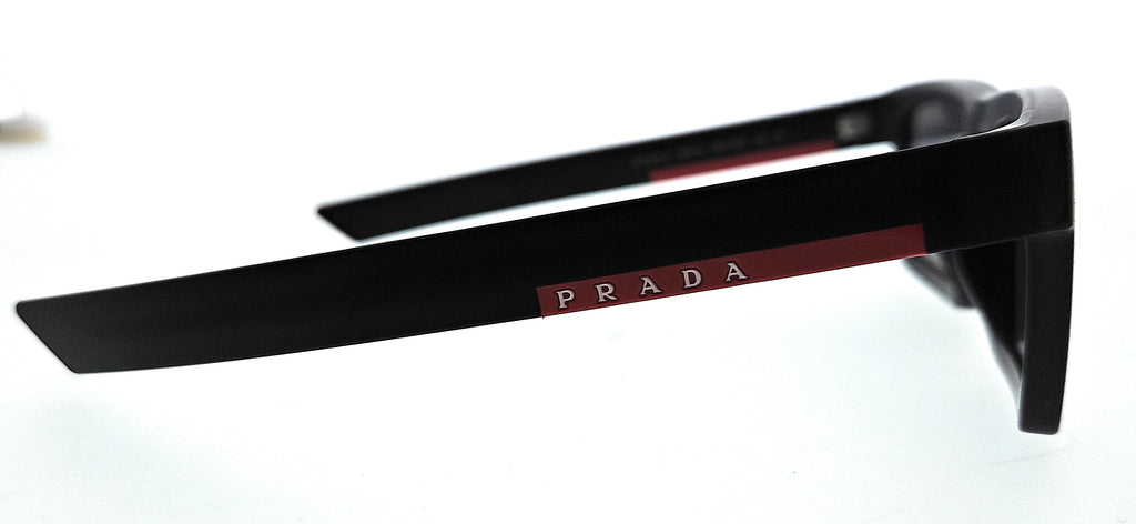 Prada Linea Rossa 0PS 02ZSU 1BO02G Matte black Rectangular Sunglasses