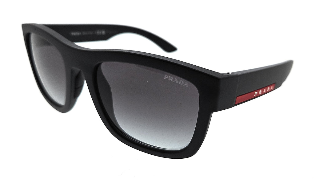 Prada Linea Rossa  Matte black Square Sunglasses