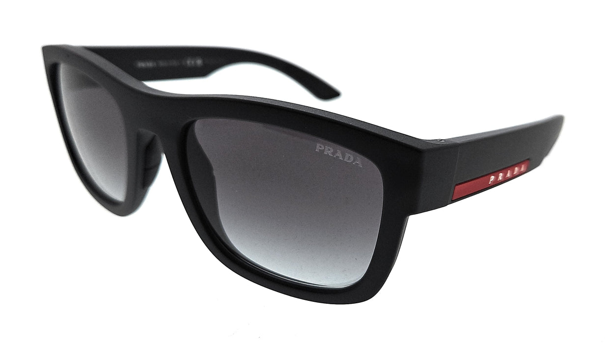 Prada Linea Rossa 0PS 01ZSF 1BO09U Matte black Square Sunglasses