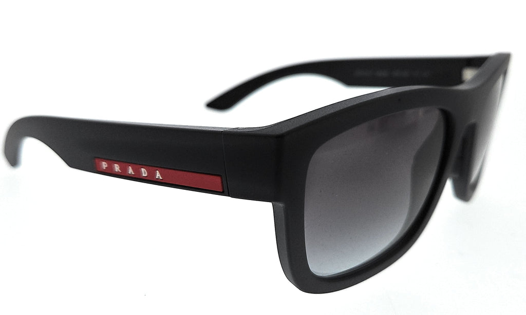 Prada Linea Rossa 0PS 01ZSF 1BO09U Matte black Square Sunglasses