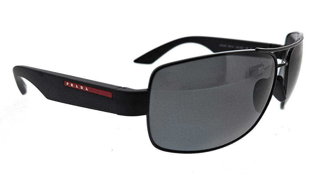 Prada Linea Rossa 0PS 50ZS 1AB02G Black Rectangular Sunglasses