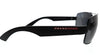 Prada Linea Rossa 0PS 50ZS 1AB02G Black Rectangular Sunglasses