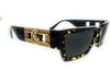 Versace 0VE4460 542887 Havana Rectangle Sunglasses