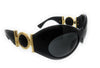 Versace 0VE4462 GB1/87 Black Oval Sunglasses