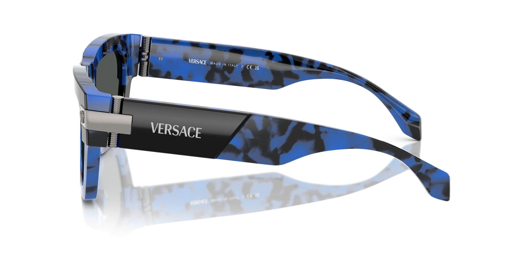 Versace 0VE4464 545887 Havana blue Rectangle Sunglasses