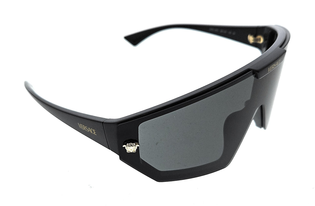 Versace 0VE4461 GB1/87 Black Shield Sunglasses