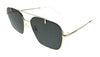 Emporio Armani  Shiny pale gold Square Sunglasses