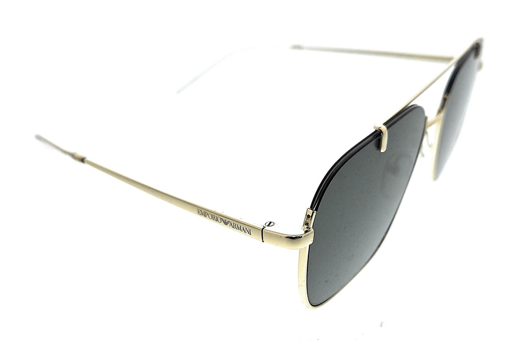 Emporio Armani 0EA2150 301371 Shiny pale gold Square Sunglasses