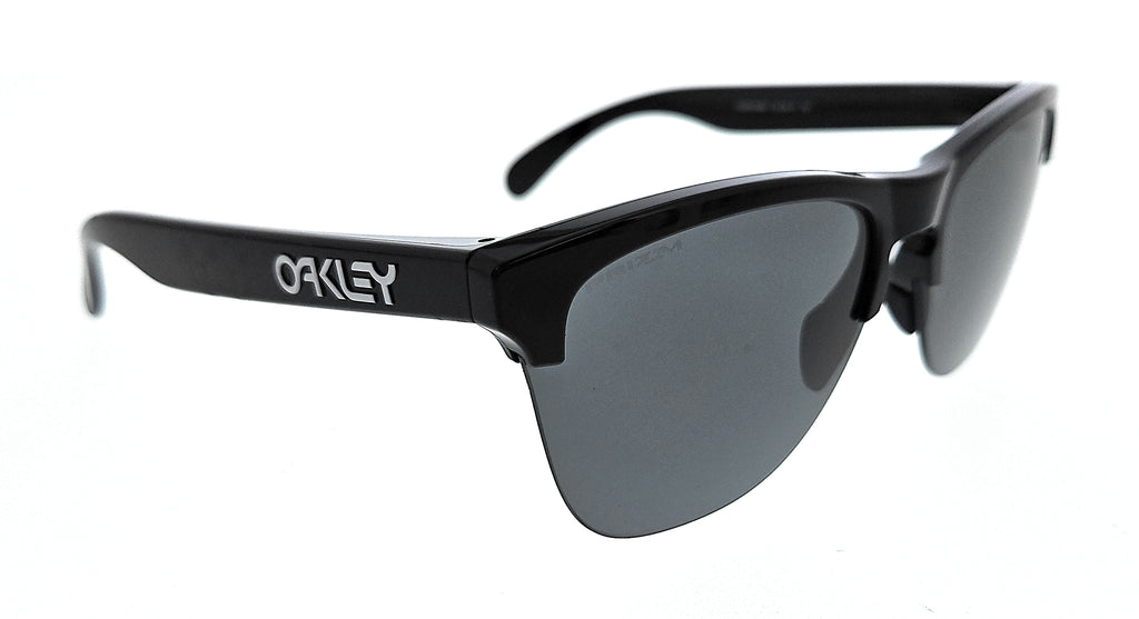 Oakley 0OO9374 937439 FROGSKIN  Semi-Rimless Black w/Print  Round Sunglasses