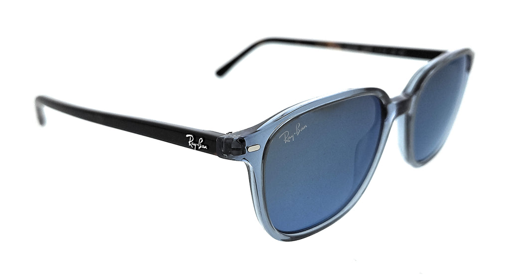 Ray-Ban 0RB2193 6638O4 Leonard Blue Mirror Square Sunglasses