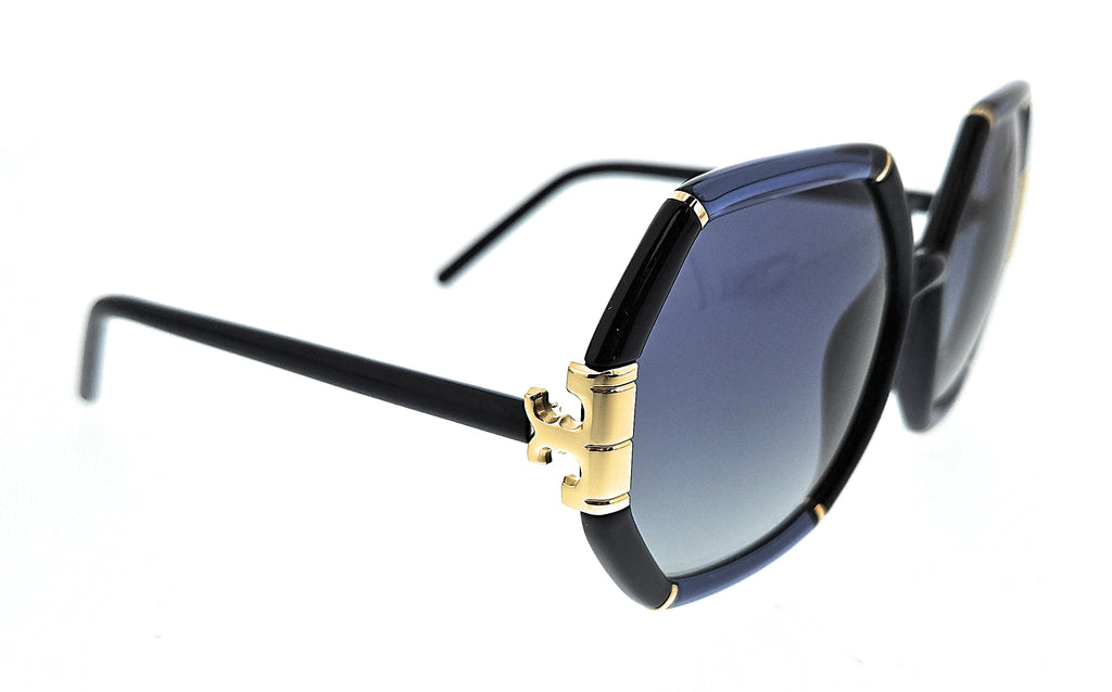 Tory Burch  0TY9072U 19004L Full Rim Transparent Navy/Navy  Oversized Sunglasses